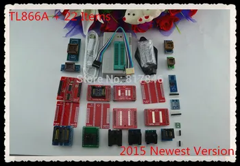 

Russian files V10.41 MiniPro XGECU original TL866II Programmer USB Universal Programmer/Bios Programmer+22 adapters+PLCC clip