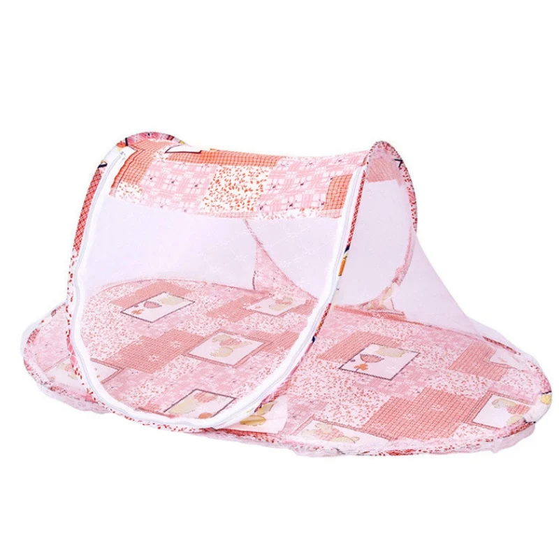 Newborn Baby Bed Crib Folding Mosquito Net Infant Cushion Mattress Baby Bed Netsin Crib Netting