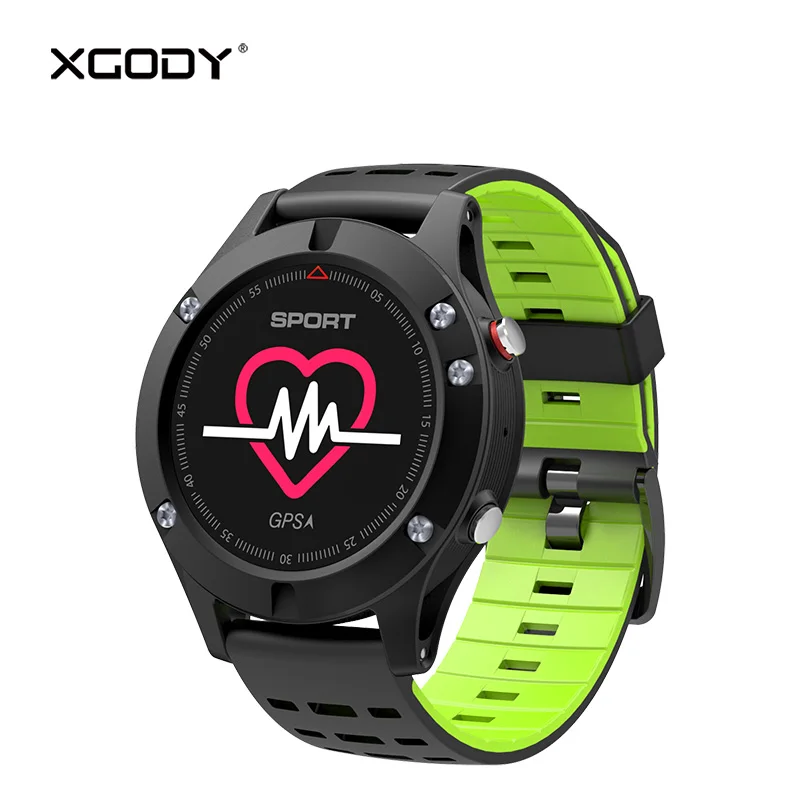 XGODY F5 Sports Smartwatch Fitness Tracker GPS 24h Heart Rate Monitor Pedometer Smart Watch Reloj Wristwatch Men for iOS Android XGODY F5 Sports Smartwatch Fitness Tracker GPS 24h Heart Rate Monitor Pedometer Smart Watch Reloj Wristwatch Men for iOS Android