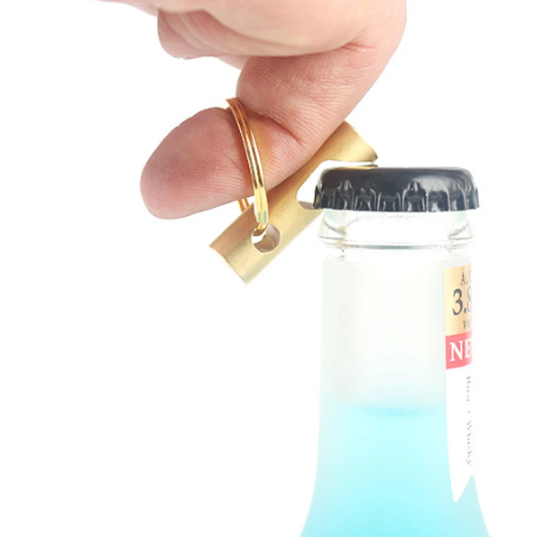Bottle Opener Mini Cylinder Shape Key Ring Chain Keyring Keychain Metal Beer Bar Tool Claw Gift | Дом и сад