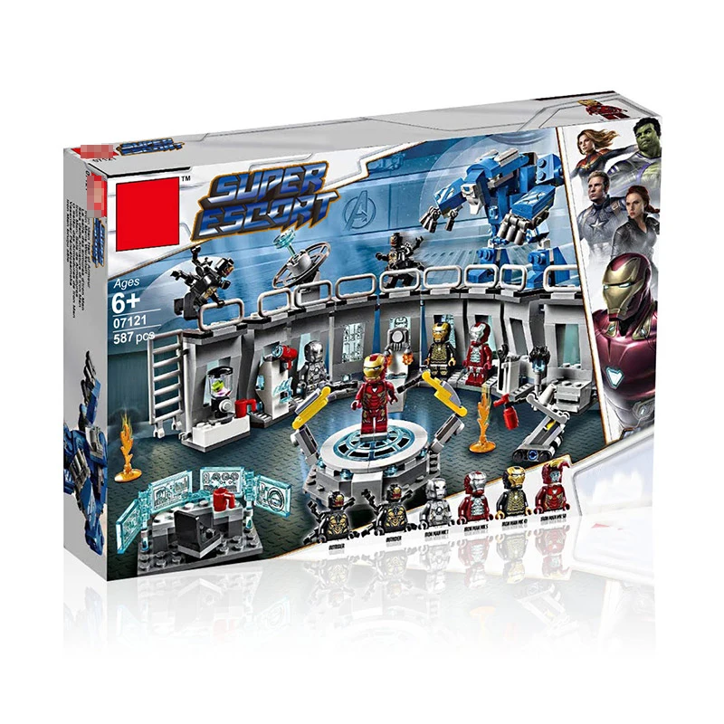 Legoing marvel Super Heroes Lepining 07120 07121 07122 07123 Всадники атаки War Machine Avengerss Ultimate квинджет