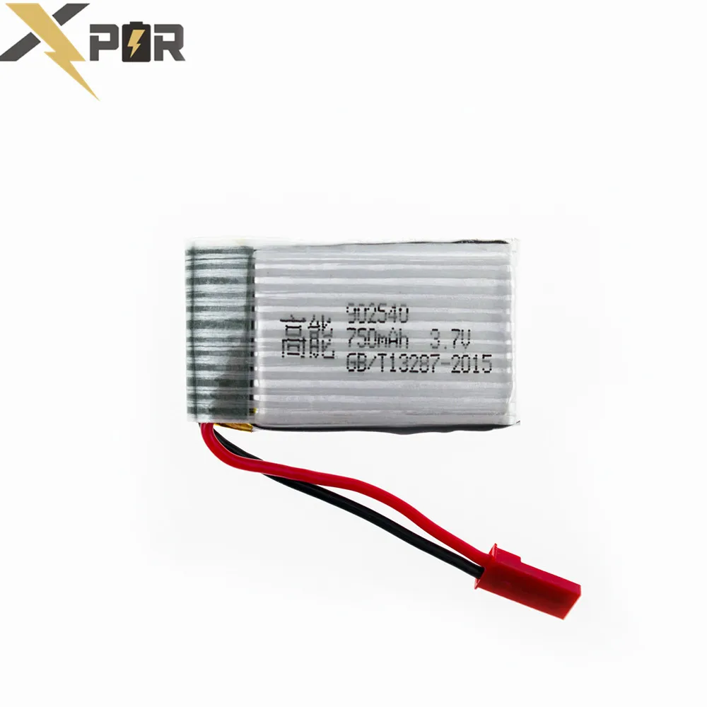 3 шт. MJX X400 батарея 7 v 750mah lipo батареи JST разъем для X800 X300C дроны вертолеты на