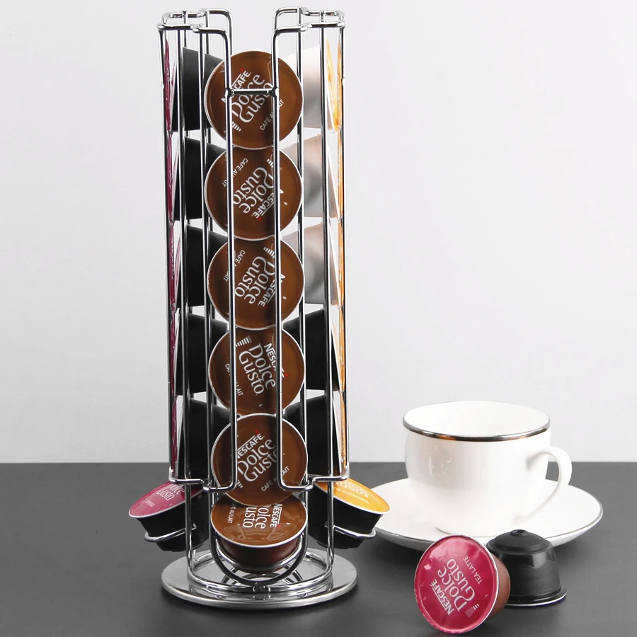 الفولاذ المقاوم للصدأ كبسولة قهوة نسبرسو حامل تصفية مضخة قهوة تخزين حامل رفوف Coffeeware مجموعات الفولاذ المقاوم للصدأ كبسولة قهوة نسبرسو حامل تصفية مضخة قهوة تخزين حامل رفوف Coffeeware مجموعات