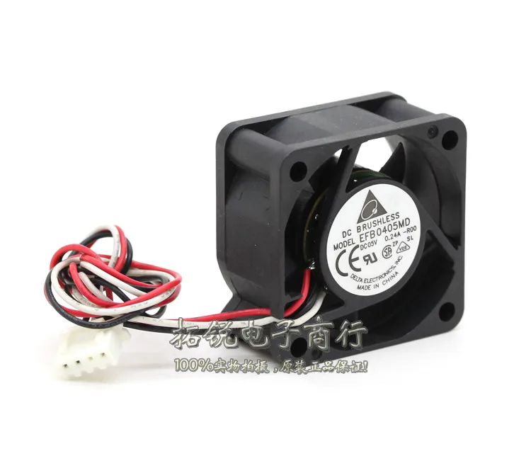 

Free Delivery.EFB0405MD 4020 4cm 5V 0.24A stall alarm switch with fan