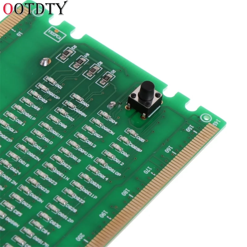 OOTDTY DDR4 Тестовая карта RAM слот для памяти светодиодный Рабочий стол материнская