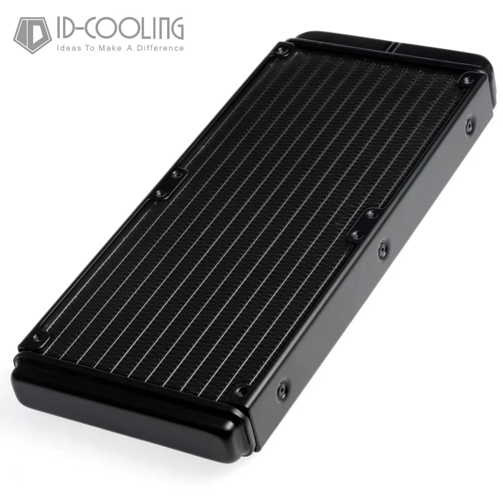 ID COOLING 240 мм алюминиевый радиатор водяного охлаждения совместимый с двумя 120