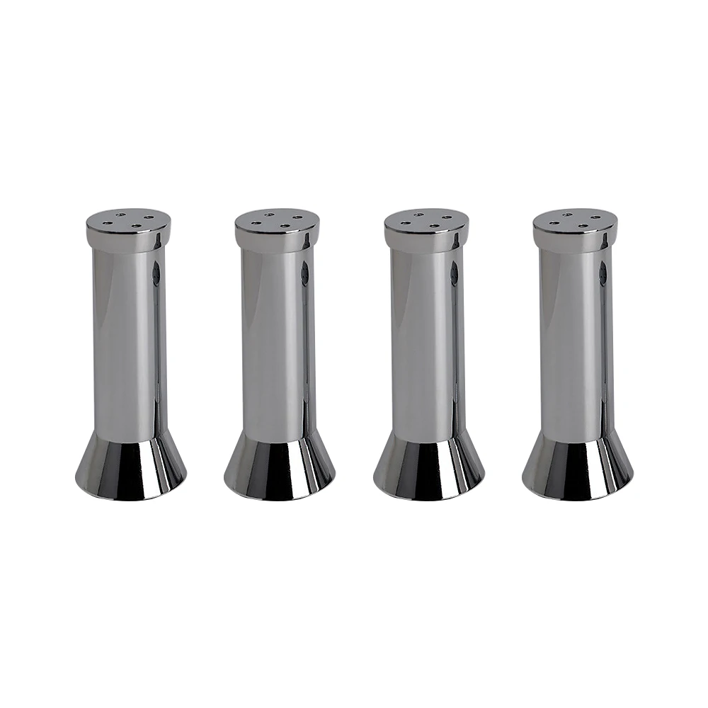 120x38MM Zinc Alloy Height Adjustable Legs Silver Table Sofa