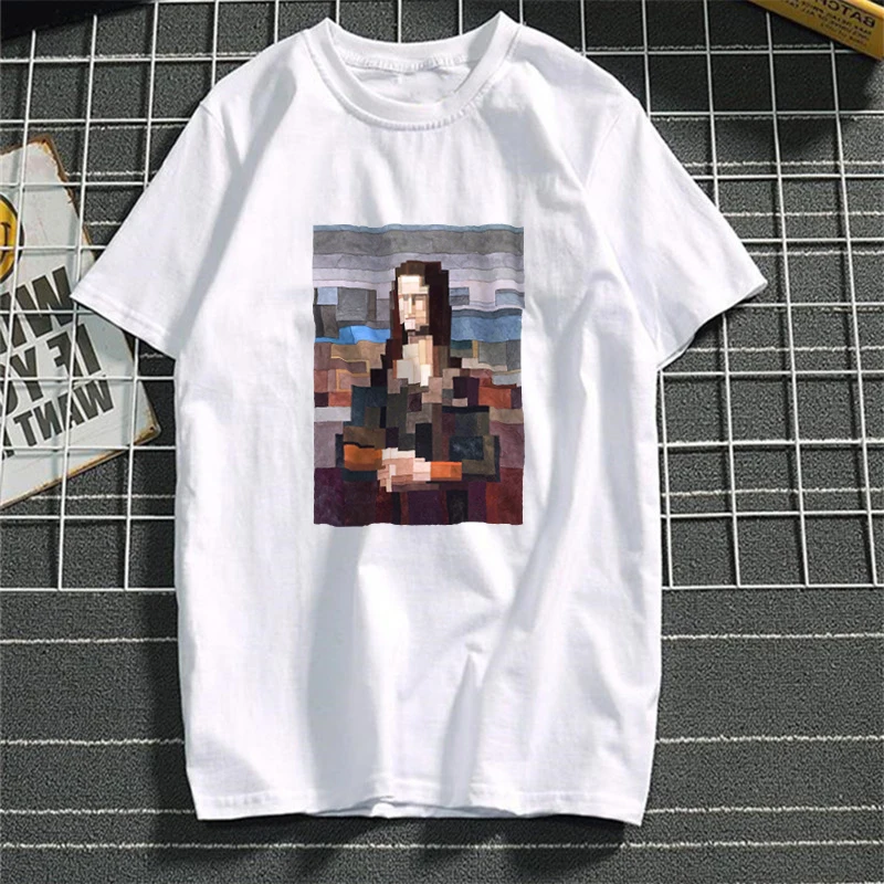 

Funny Famous Art 2019 Tshirt Women Harajuku Aesthetics Cotton Short Sleeve Gothic Tops Tees Fashion Summer Plus Size T Shirt