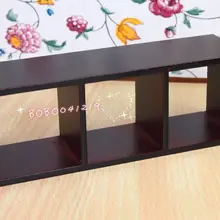 Кукольный домик Миниатюрный 1:12 игрушечная мебель коричневый деревянный шкаф высота 12,4 см Fur07