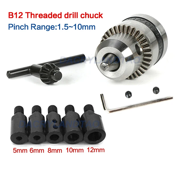 1.5-10mm Keythreaded Drill Chuck Clip 