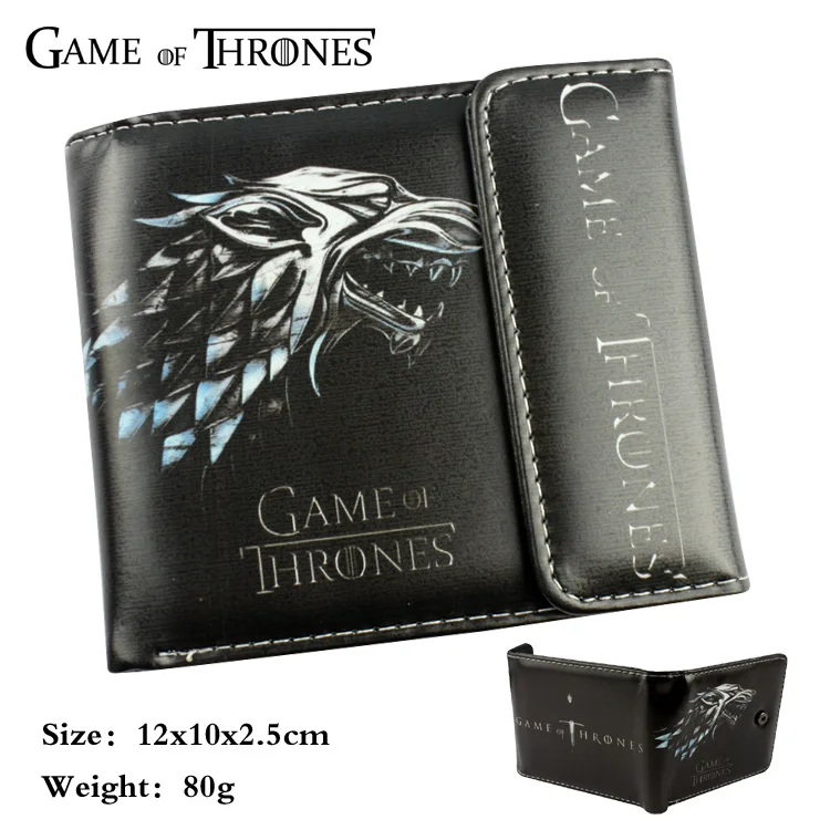 

Game of Thrones wallet cartoon Purse for Young People mens women purse male female coin purses holders wallet
