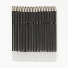 30 шт./лот, общая шариковая ручка, заправка, высокое качество, заправка, черный, синий, 0,7 мм, заправка пулей, офисные, школьные принадлежности