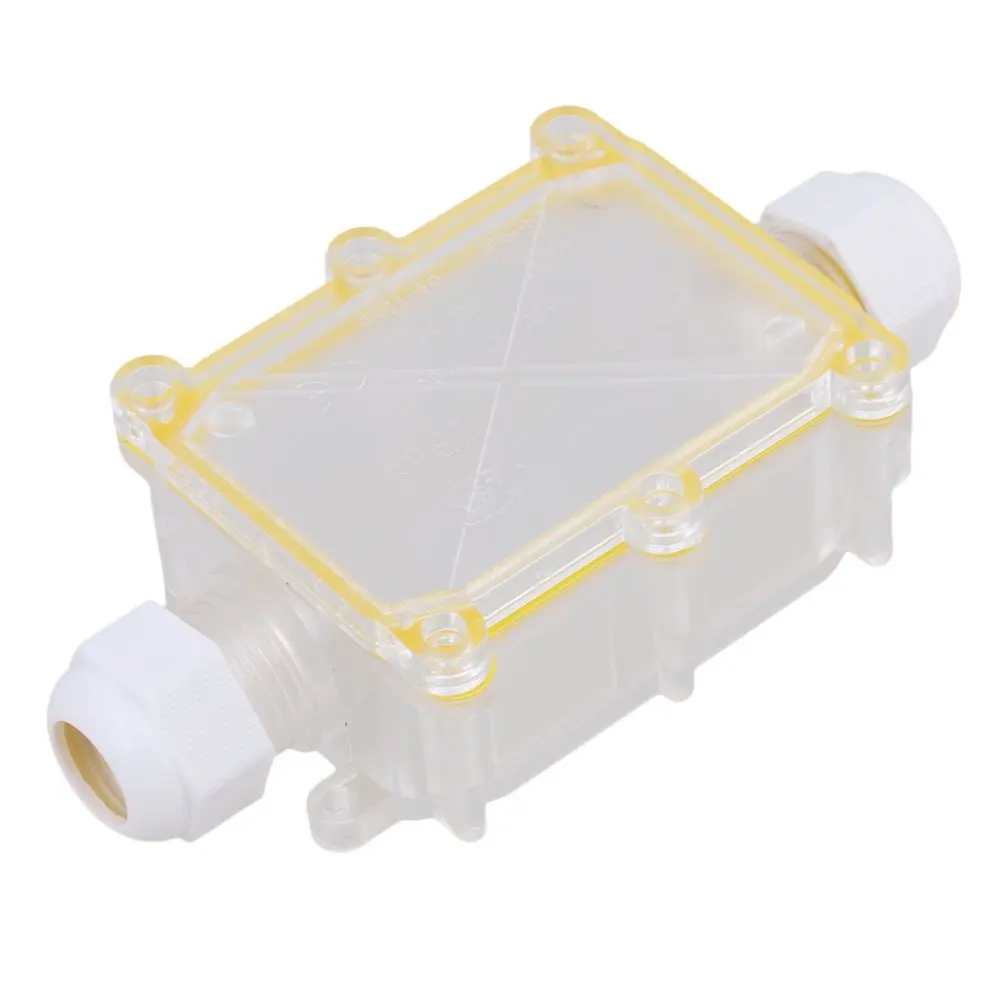 Waterproof Electrical Junction Box Cable PVC Connector Wire Outdoor IP68