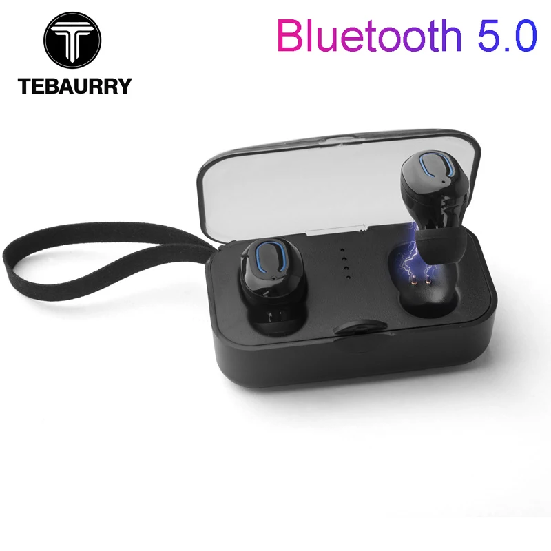 

TEBAURRY T18S Invisible Wireless Earbuds Bluetooth Earphone 5.0 TWS Mini Bluetooth Headset Wireless Stereo Earhones Android ios