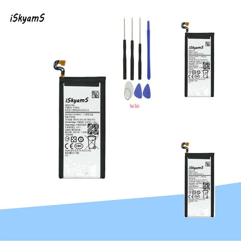 3x3000 мА · ч EB BG930ABE сменный литий полимерный аккумулятор для Samsung Galaxy S7 SM G930 G930V G930A