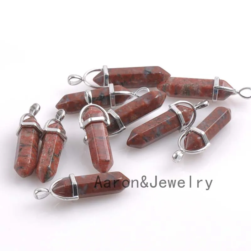 41x13mm-1-Pcs-Natural-Stone-hexagon-moonstone-crystal-Pendant-Necklace-Necklaces-TRS0139X (10)