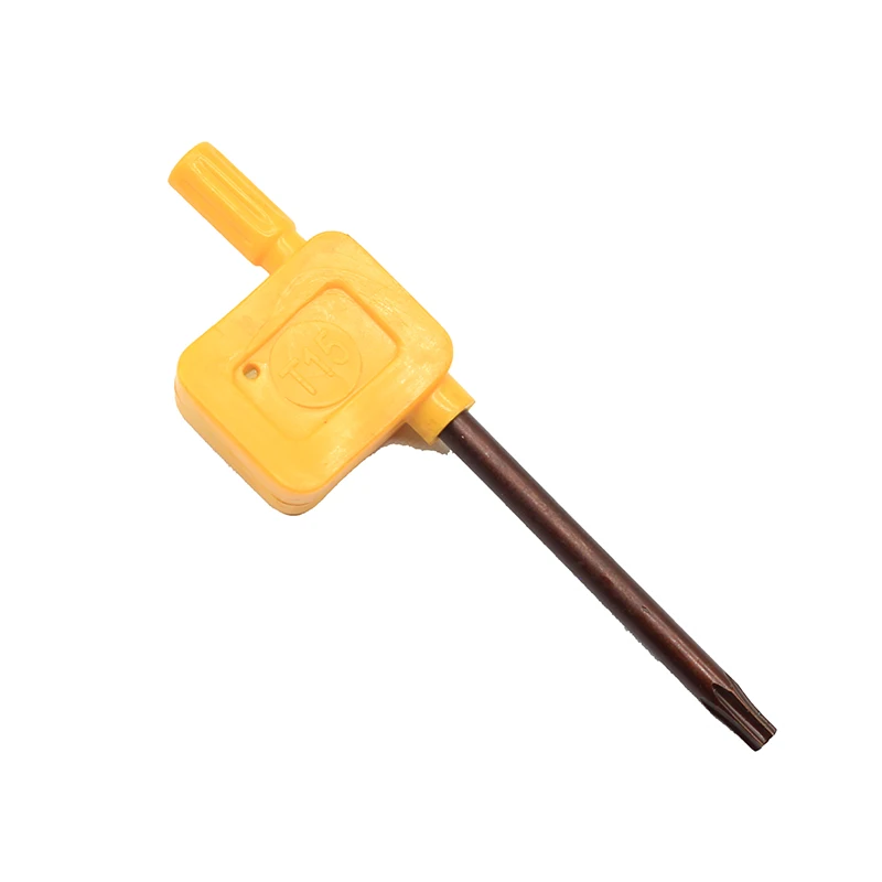

Yellow flag wrench T15 Torx screw wrench standard Torx CNC tool holder Lathe accessory tool Tools Holder Accessories