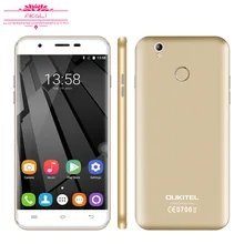 Original Oukitel U7 Plus 4G Smartphone 5.5 inch Android 6.0 MT6737 Quad Core HD 2GB+16GB 13.0MP Fingerprint Mobile Phone