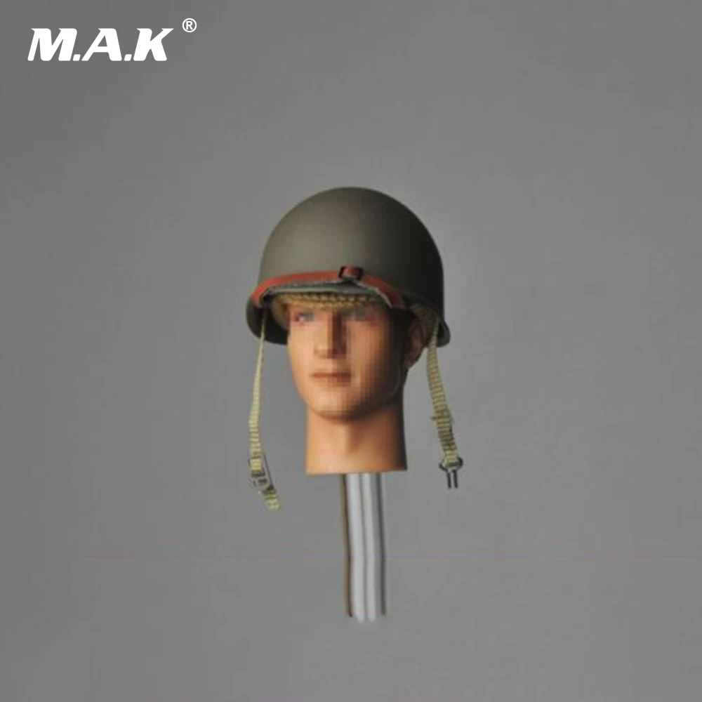 

1/6 WWII US Army M1 Metal Helmet With Cap F 12'' Action Figures Accessories