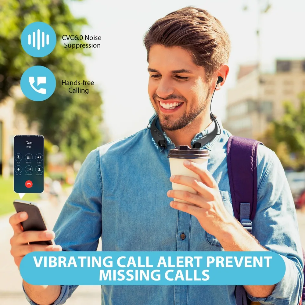 Продажа Mpow Jaws Gen 5 Спортивные Bluetooth наушники 18 часов воспроизведения V5.0 Bluetooth наушники с шейным ремешком шумоподавление Беспроводная гарнитура