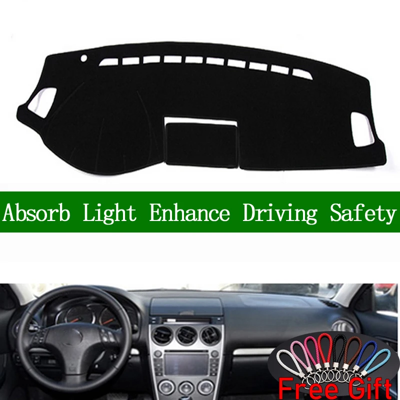 Противоскользящий коврик для приборной панели mazda 6 2004 2005 2006 2007-2016 | Автомобили и