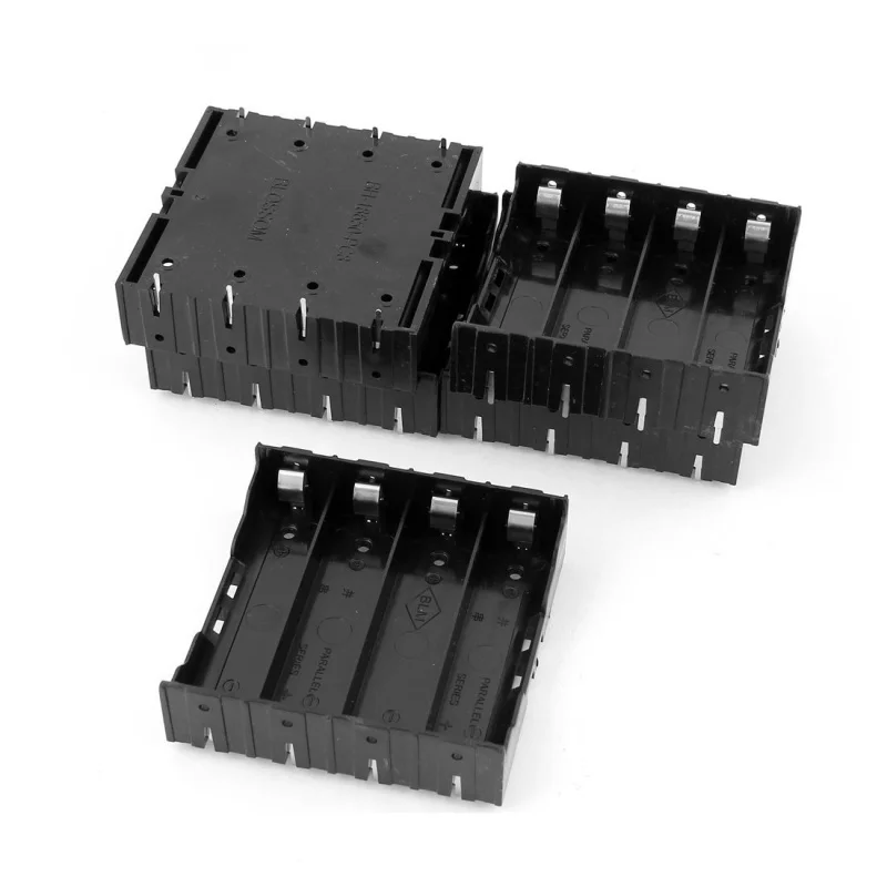 

5Pcs Li-ion DIY Battery Plastic Case Holder for 4x3.7V 18650 Battery