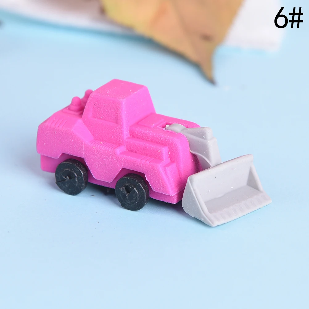1X Творческий трактор резинкой канцелярские дети мультфильм модель автомобиля ластик школьные призы школьные Kawaii школьные принадлежности
