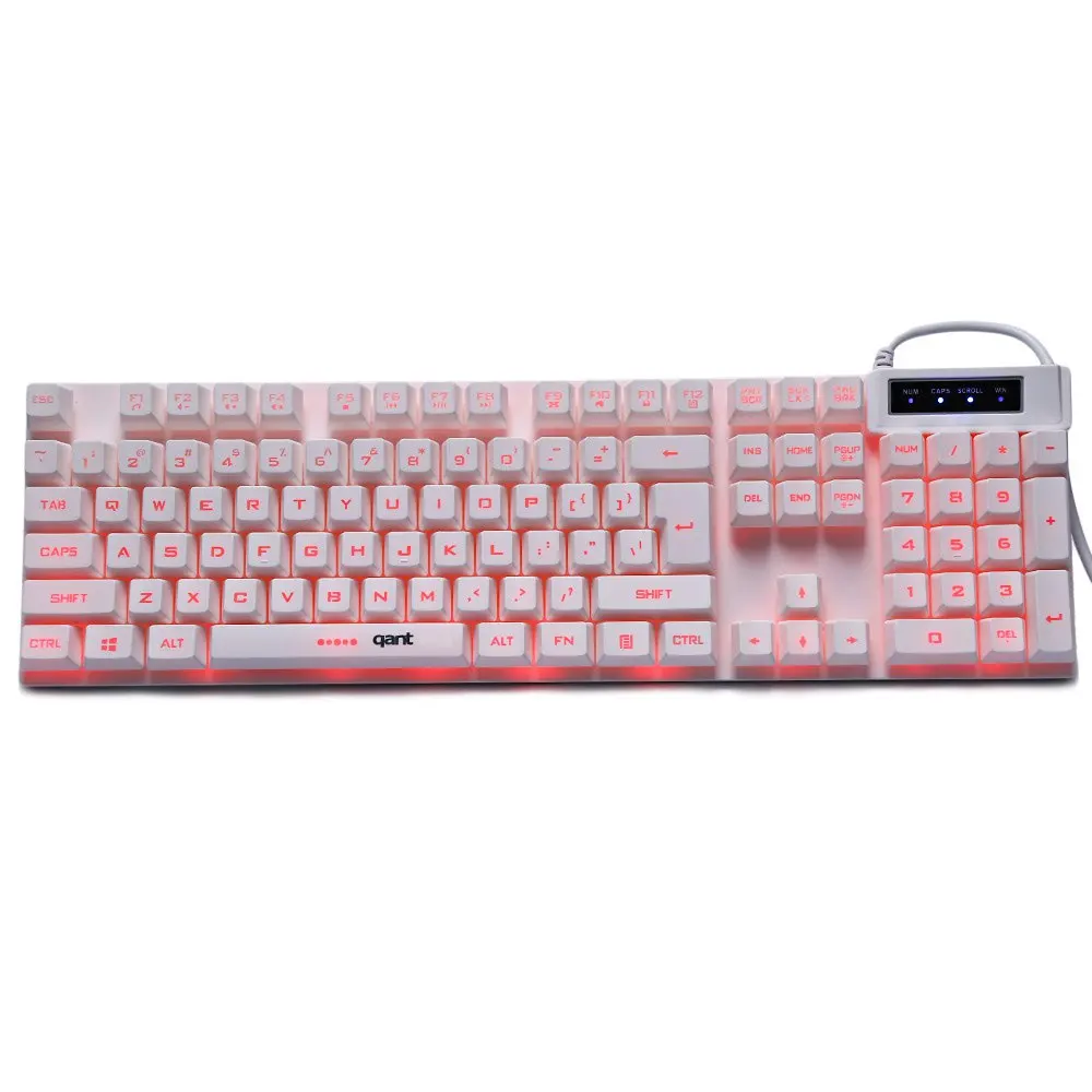 Wired Backlit Mechanical Gaming Keyboard High Strength ABS