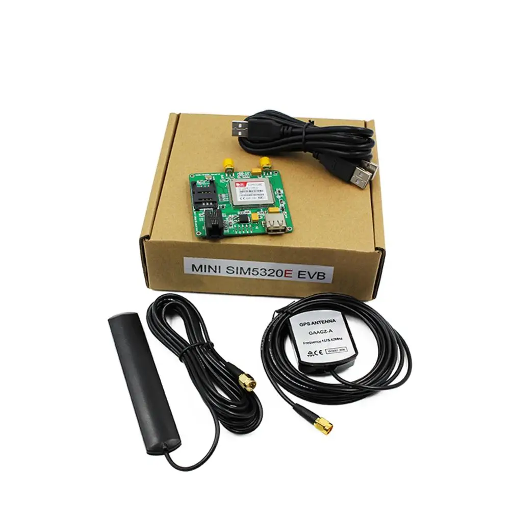 SIM5320E плата EVB HSPA GPS WCDMA наборы данных M2M SMS 3G модуль 2100 МГц с антенной FZ3594| |