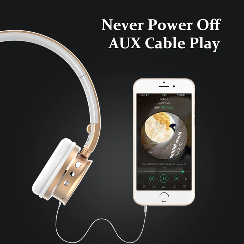 Excelvan TH-M9 Business Wireless Sport Headphones Bluetooth Headset Stereo Sound Earphone with Mic Support Hands-free for iphone
