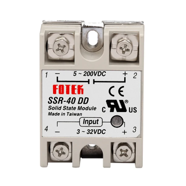 

SSR-40DD Single-phase solid state relay SSR 40DD 40A DC control DC 5-110V 5-60V