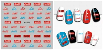 

Cute 5sheets Children Girls Nail stickers and ornaments Cartoons Stickers Designs Gummed glue Stickers Decals Makep M+025-040