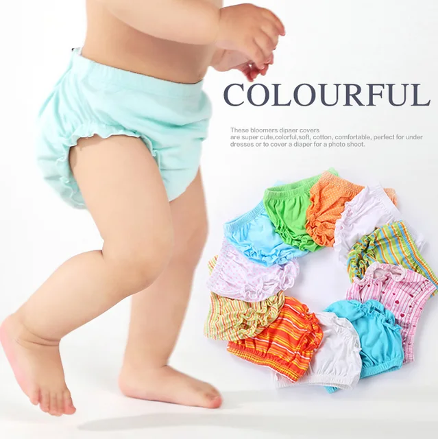 Bloomer Shorts Bloomers Diaper Cover Cotton Cotton Briefs