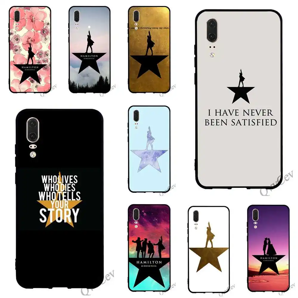 

Ultra Thin Hamilton Musical Phone Cover for Huawei P10 Case P8 P20 Pro P9 Lite Mini P Smart Mate 10 20 Cases