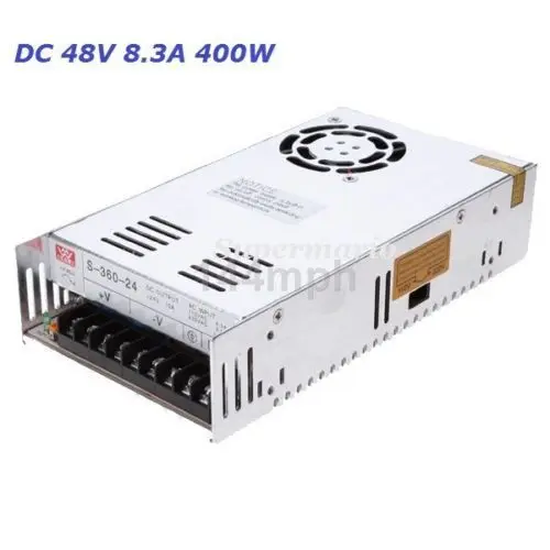 

2014 MW High Quality 48V 8.3A 400W DC Regulated Switching Power Supply CNC 400W free shipping