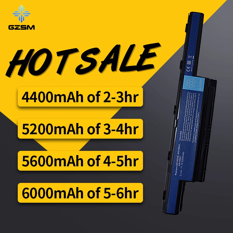 HSW 6cell Battery for Acer Aspire 4741 5551 5552 5551G 5560 5560G 5733 5733Z 5741G 5741 AS10D31 AS10D51 AS10D61 AS10D71 AS10D75 |