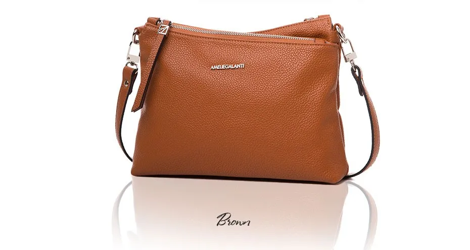 AMELIE GALANTI casual messenger bags for women new flap crossbody bag european and american style soft zipper solid none 2017 (16)
