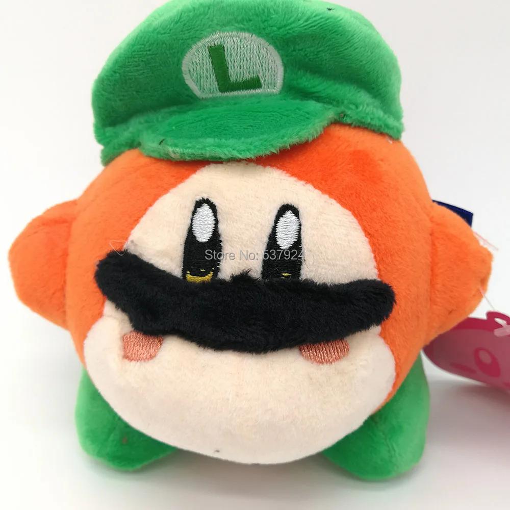 Kirby Waddle Dee with Mario Luigi Hat-5inch-45+60g-13-H