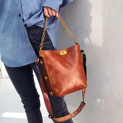 2019 новая женская мода одно плечо крест маленький xiangfeng шнуровка цепь женская сумка чистый цвет pu сумка в стиле хиппи сумка оптовая продажа