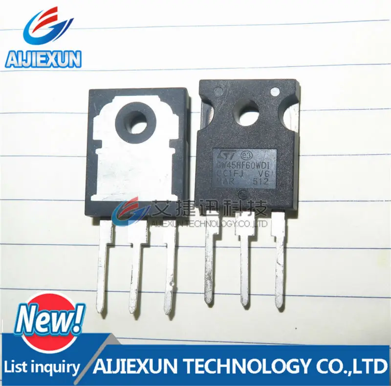 5 шт. STGW45HF60WDI TO 247 45 A 600 В Ультра быстрый IGBT с низким диодом в наличии 100% новый и