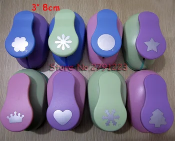 

3'' 7.5cm Large Scrapbooking Punches DIY Craft Paper Punch EVA Card making Embossing device Puncher Creative Kids Gift