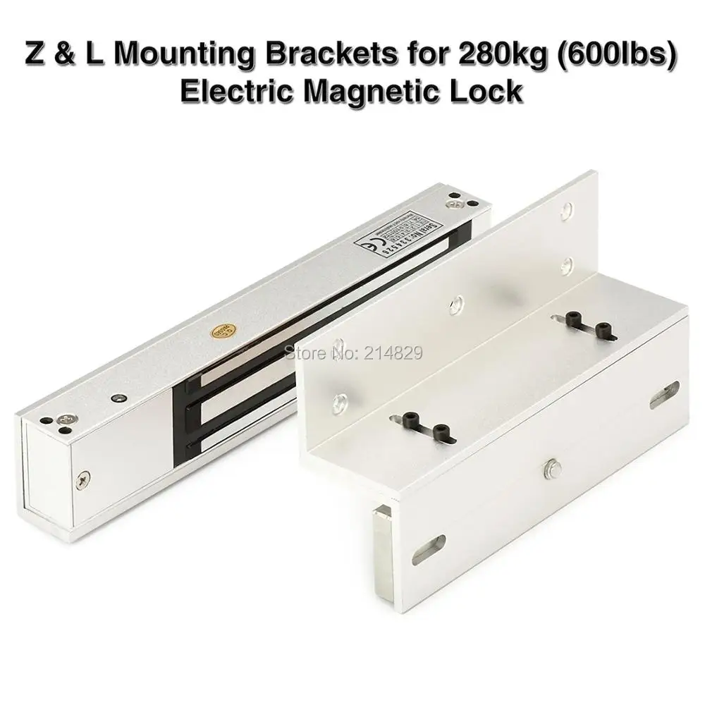 DIY Набор Магнитный 280 кг 600LBS силовой замок с zl-кронштейном DC12V для домашнего использования в офисе
