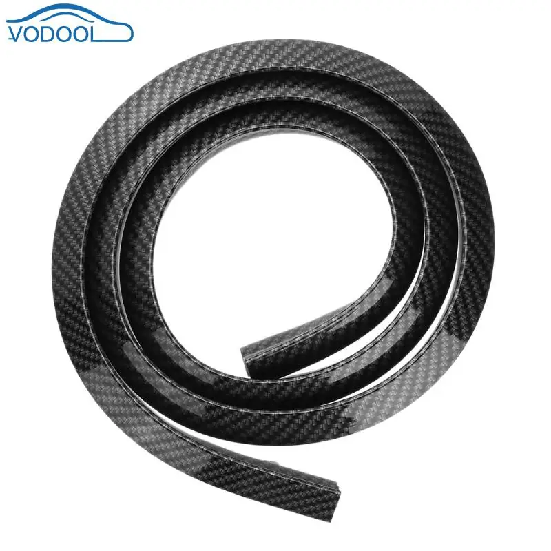 1.5m/8.2ft Carbon Fiber Car Rubber Strip Auto Fender Flares Protector
