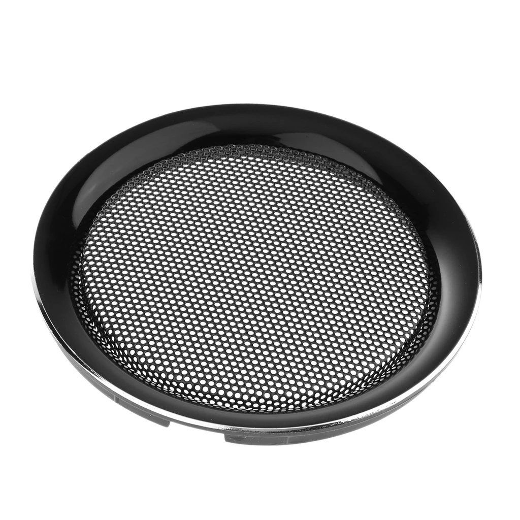 4 Inch Speaker Grills Cover Case for Speaker Mounting Home Audio DIY - 120mm Outer Diameter Black