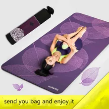 185cm*80cm Yoga Mats 3D Print Leaf Fitness Exercise Mat Body Building 6mm Sport Mats Thick Yoga Mat