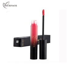 Niceface 18 цветов водонепроницаемая матовая металлическая помада долговечный питательный бархат Жидкий блеск для губ палочка макияж набор блеск для губ