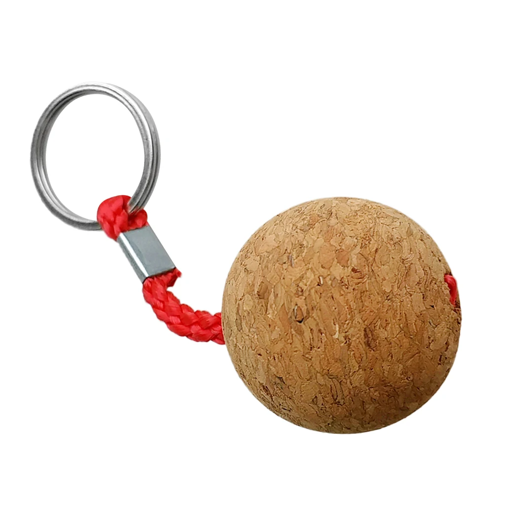 

3.5cm Single Ball Cork Keyring Buoyant Key Ring Marine Sailing Boat Float Key Ring Marine Sailing Boat Float Replacement Acce