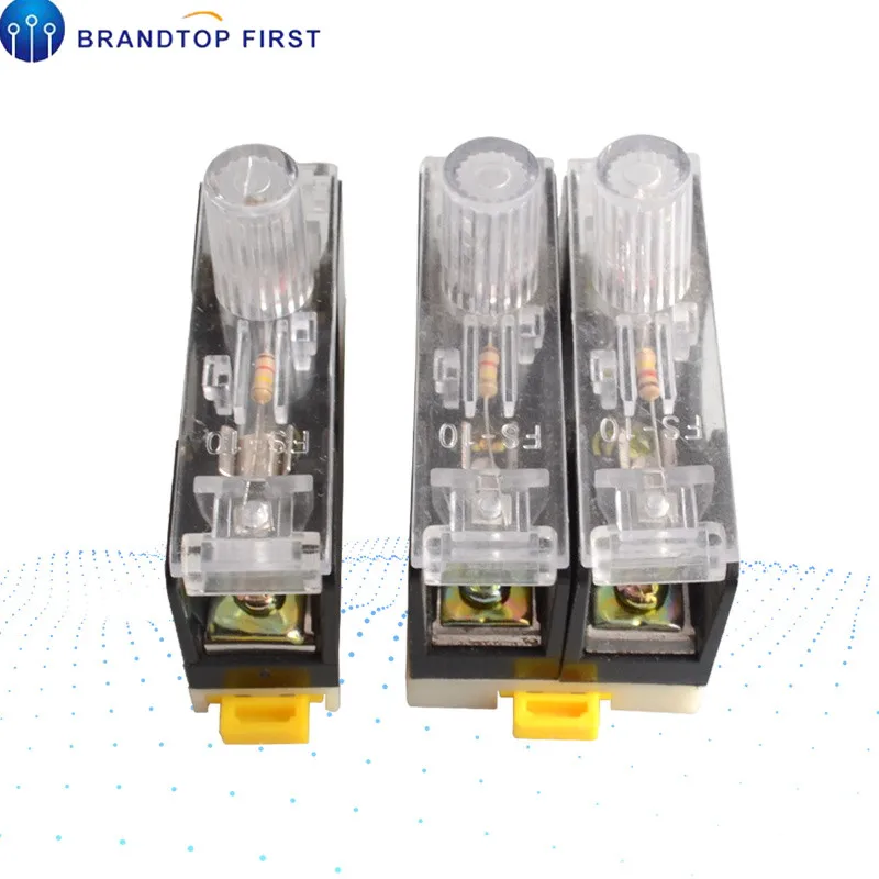 

Din Rail Mount Single Pole 6X30mm Fuse Holder Glass fuse tube fuse casing