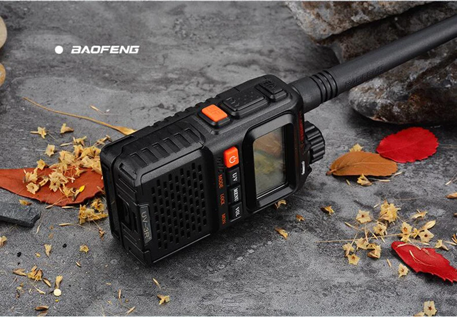 Baofeng UV-3R+ Walkie Talkie VHFUHF Dual Band UV-3R Plus Portable Walkie Talkie with Headset UV3R Two Way Ham Radio Tranceiver (1)