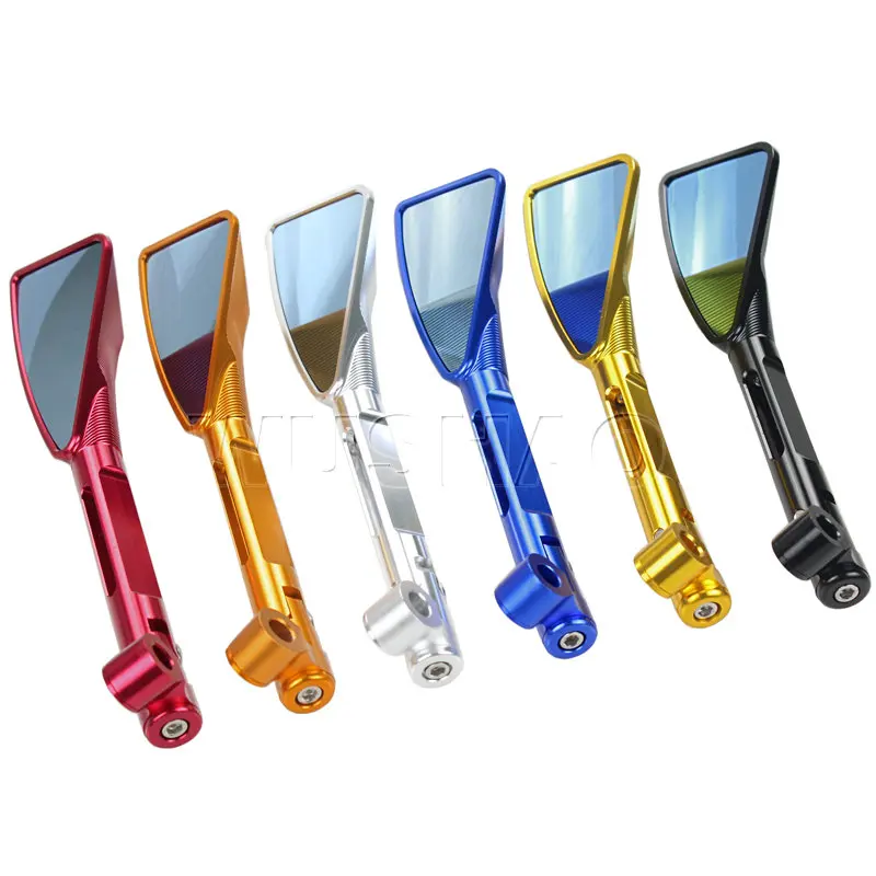 Motorcycle Cruiser Chopper CNC Aluminum Rearview Side Mirror For Yamaha